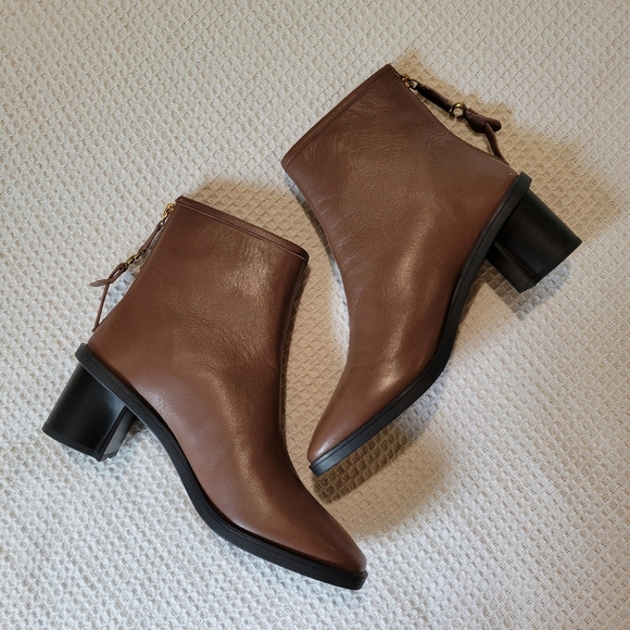 Coach Elegant Brown Ankle Boots - Picture 8 of 15